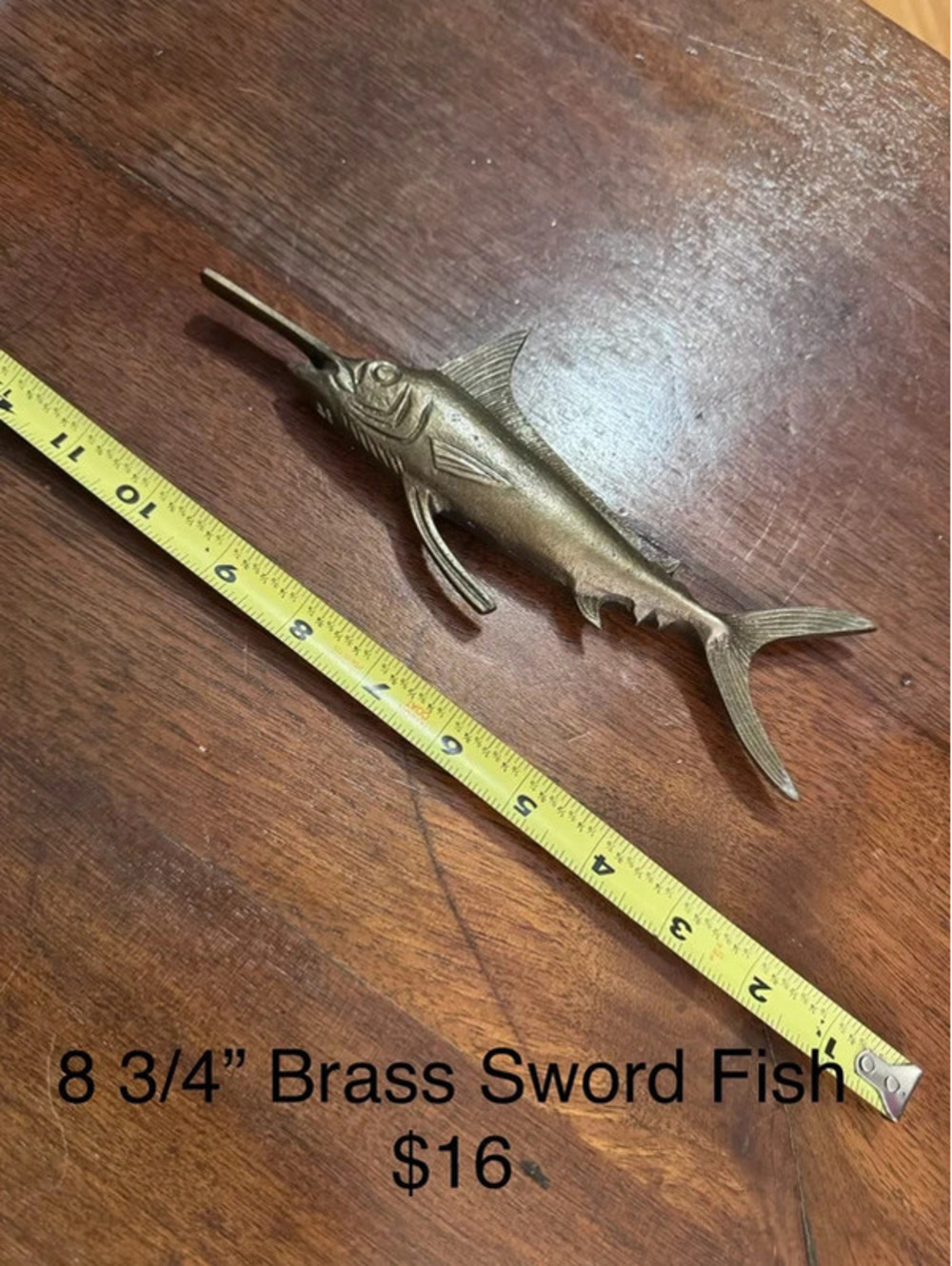 8 3/4” SwordFish brass